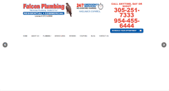 Desktop Screenshot of falconplumbing.net